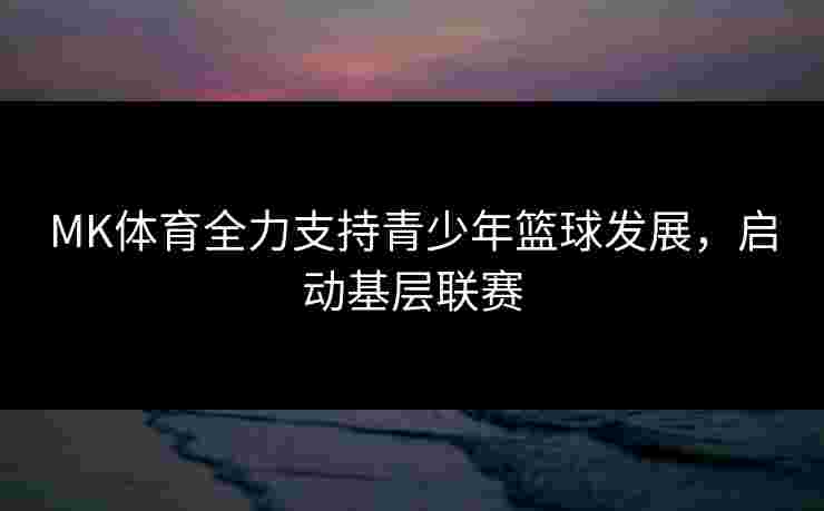 MK体育全力支持青少年篮球发展，启动基层联赛